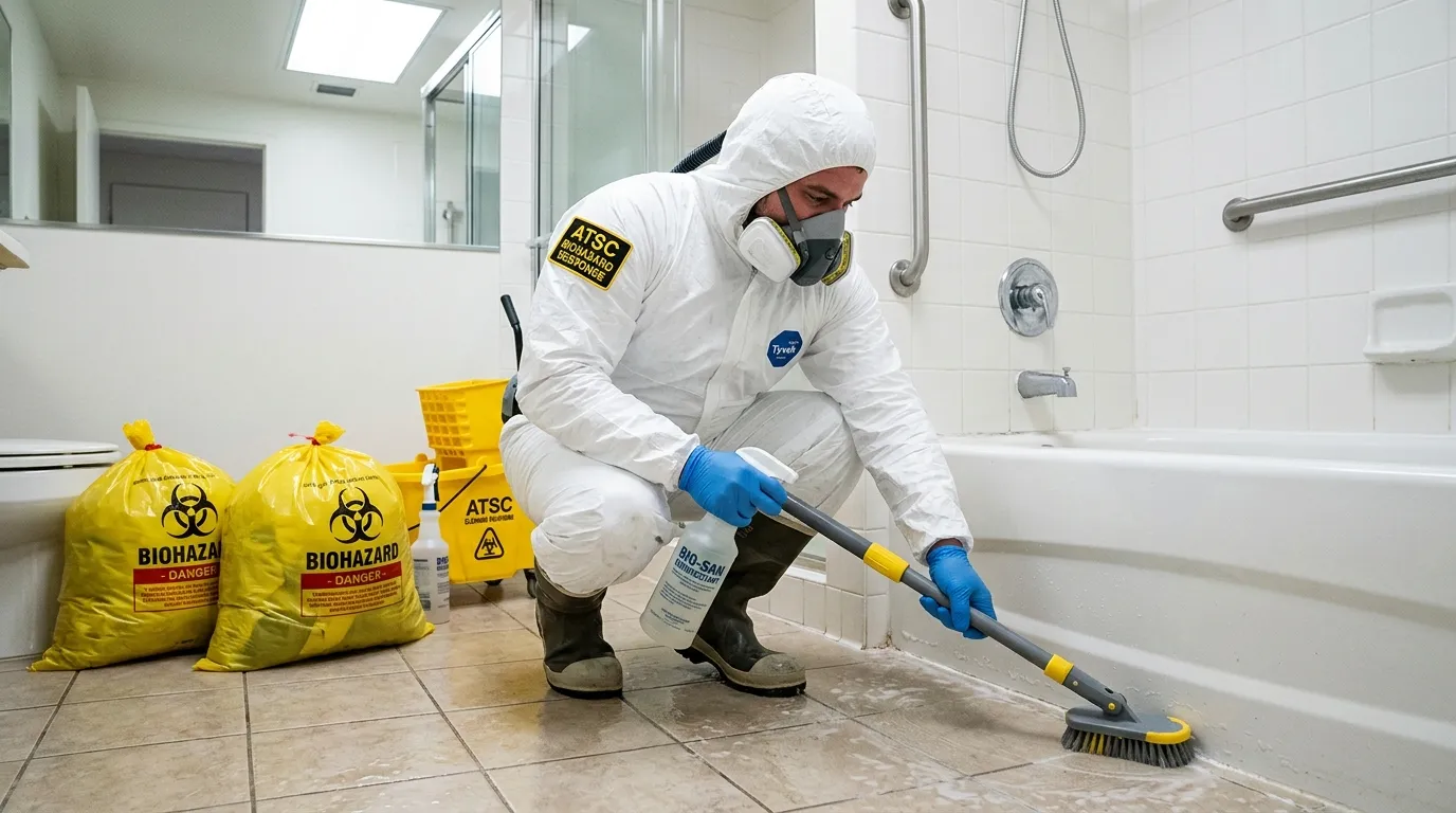 Decontamination equipment deployed for Blood Cleanup in Elyria